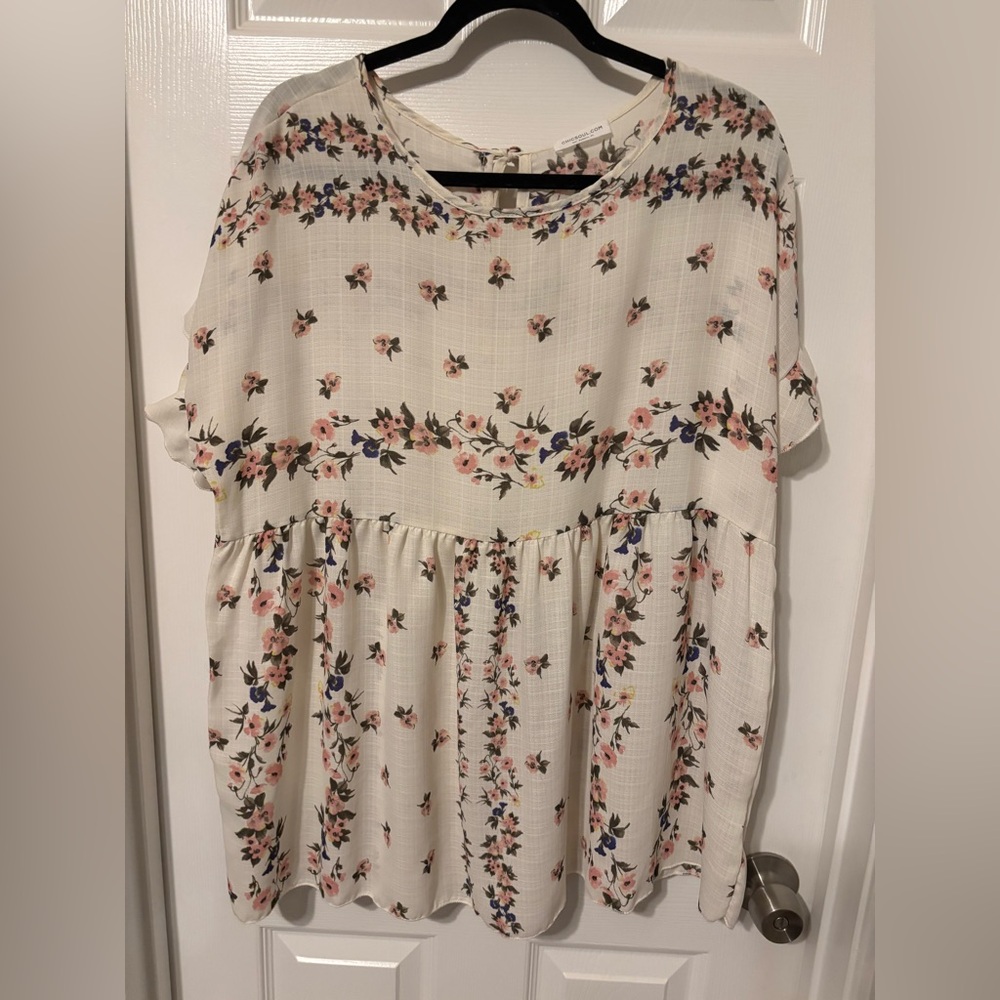 Floral Print Blouse
